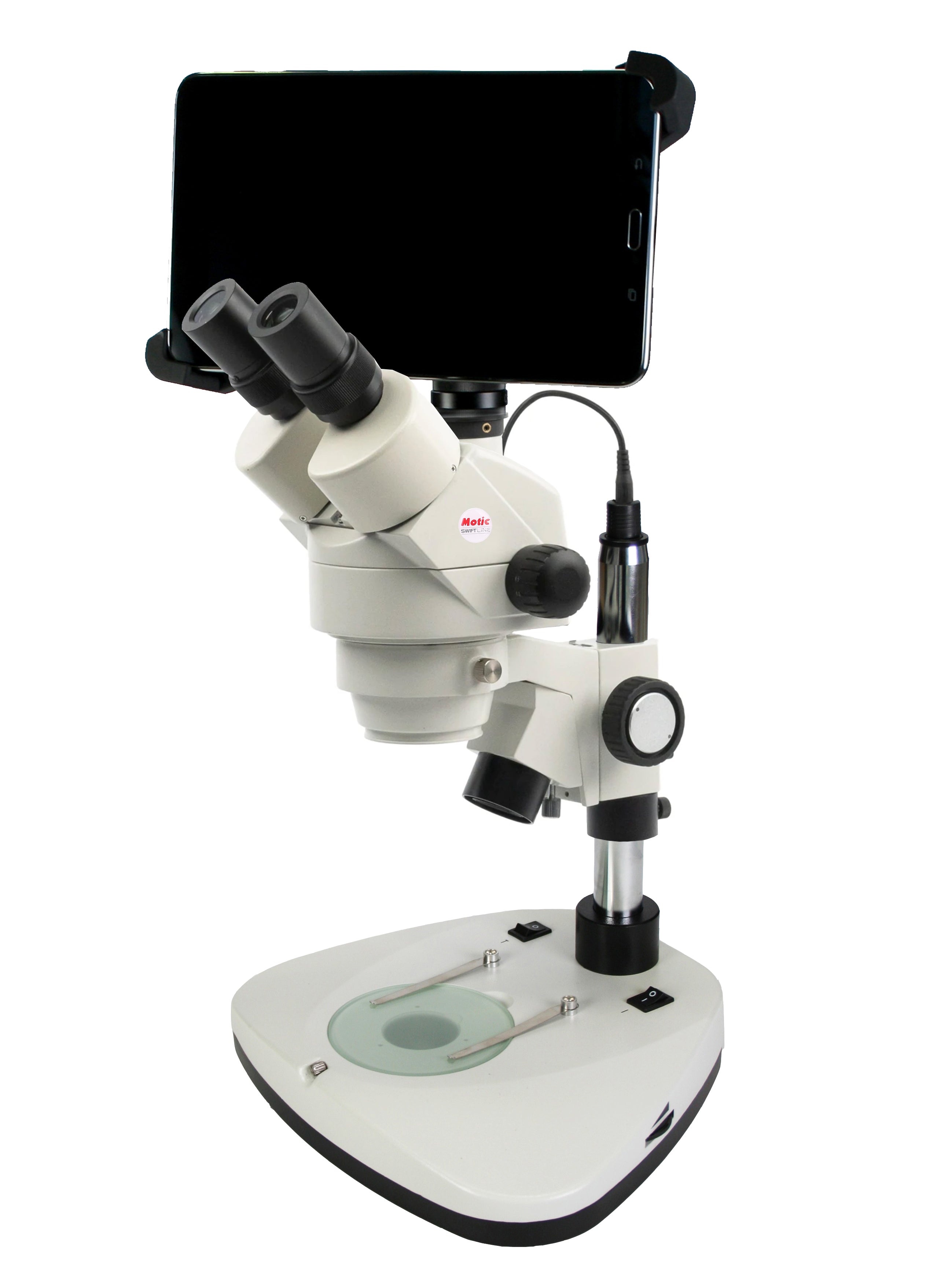 Zoom Stereo Microscope (0.75X-4.5X) with 8&quot; Tablet - M30TZ-SM99CL-BTI1