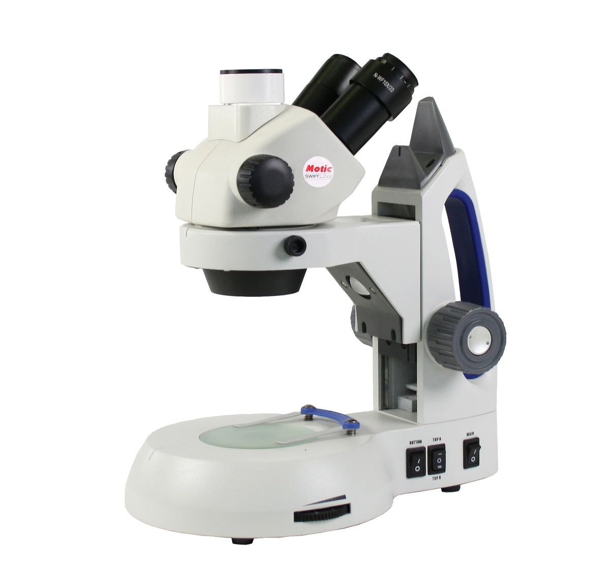 Zoom Trinocular Stereo Microscope (1X, 3X) (SM105T-C) | Swift