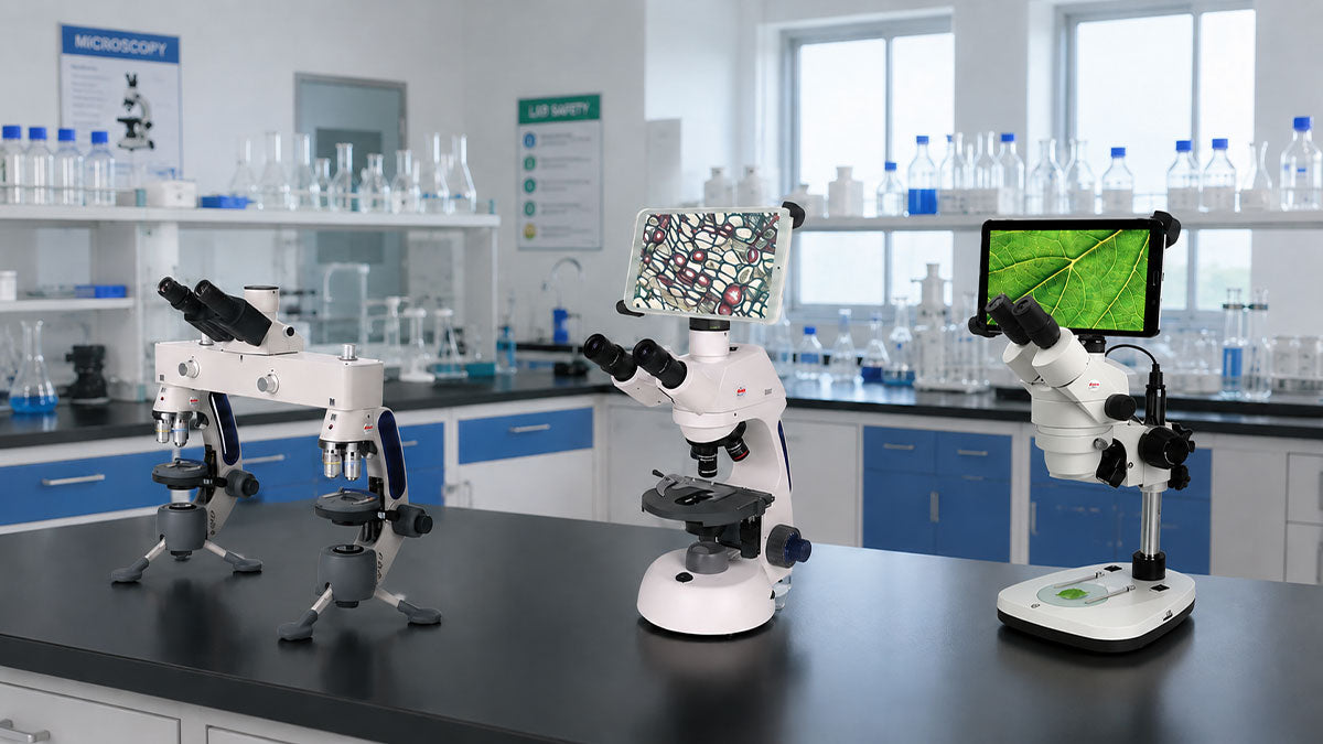 Explore the Motic Swift Line Collection of High-Performance Compound Microscopes