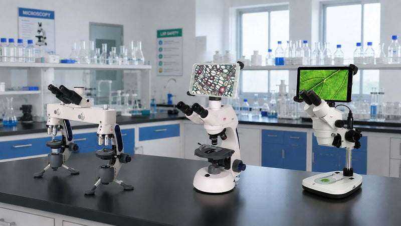 Explore the Motic Swift Line Collection of High-Performance Compound Microscopes