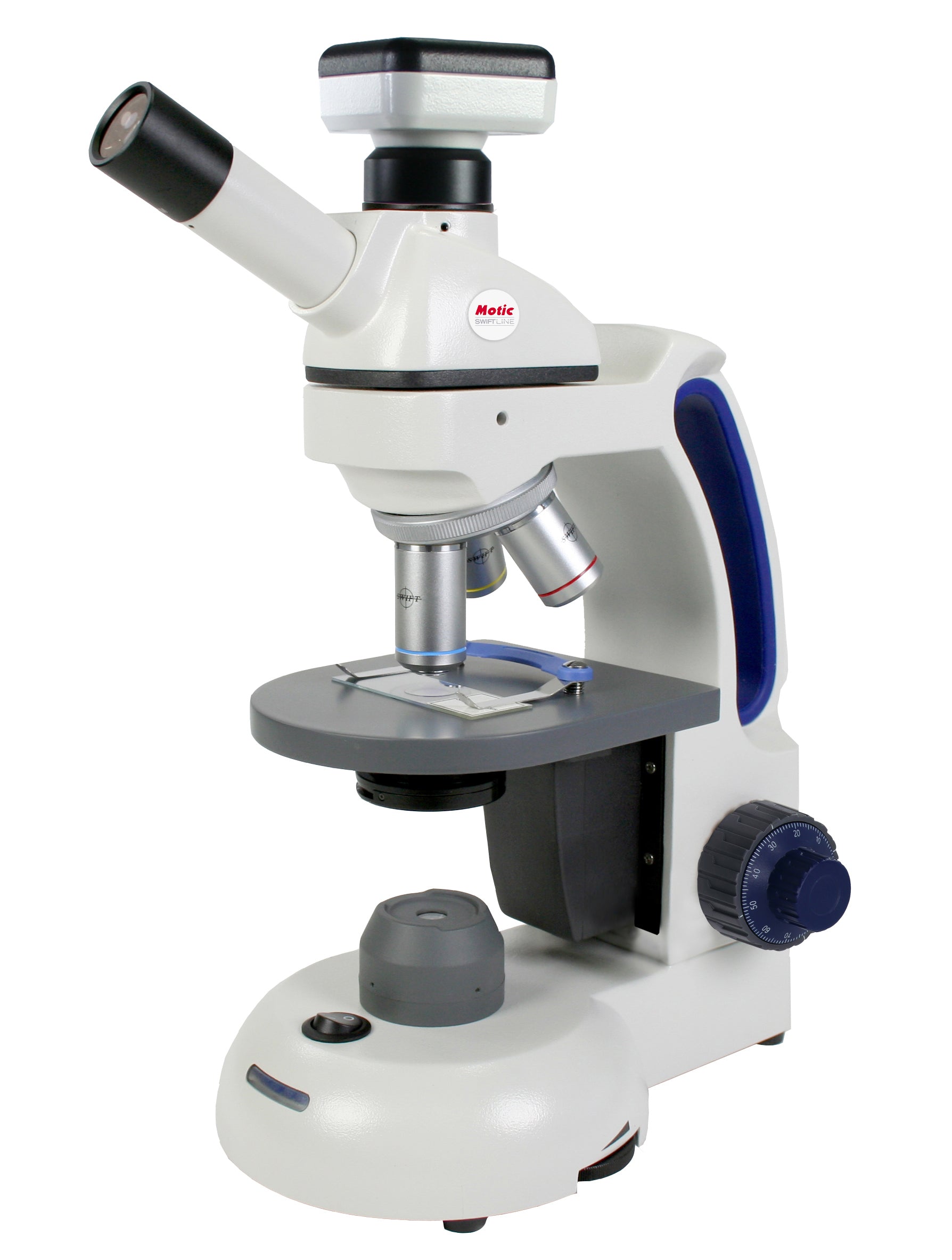 Monocular Cordless LED Microscope with 5.0MP Camera Bundle - M3603C-USB3